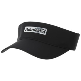 Admiral Golf ADMB4A05 2-Way Ribbon Long Visor, Black