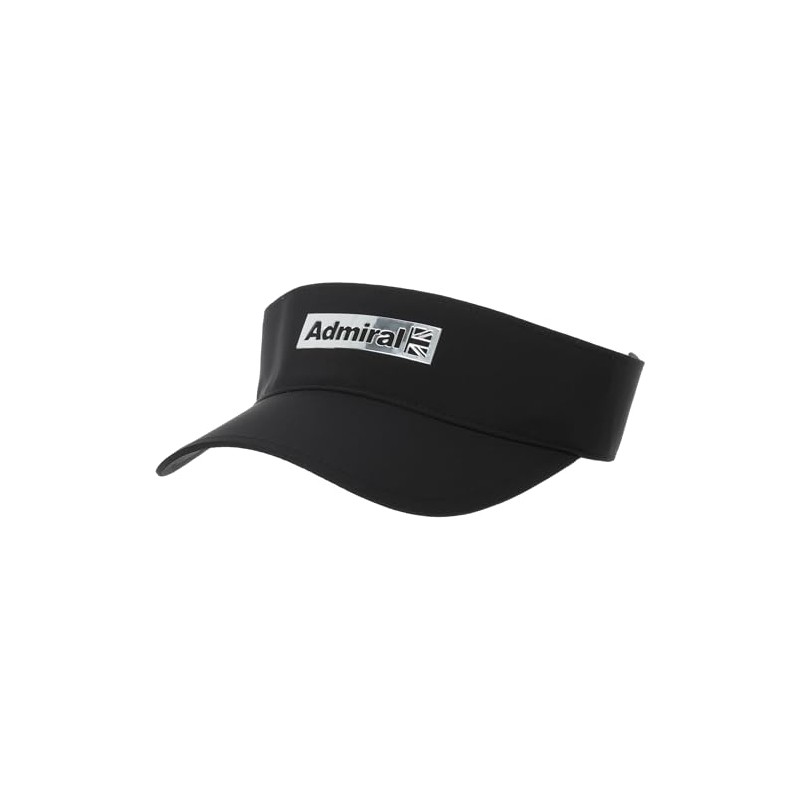Admiral Golf ADMB4A05 2-Way Ribbon Long Visor, Black