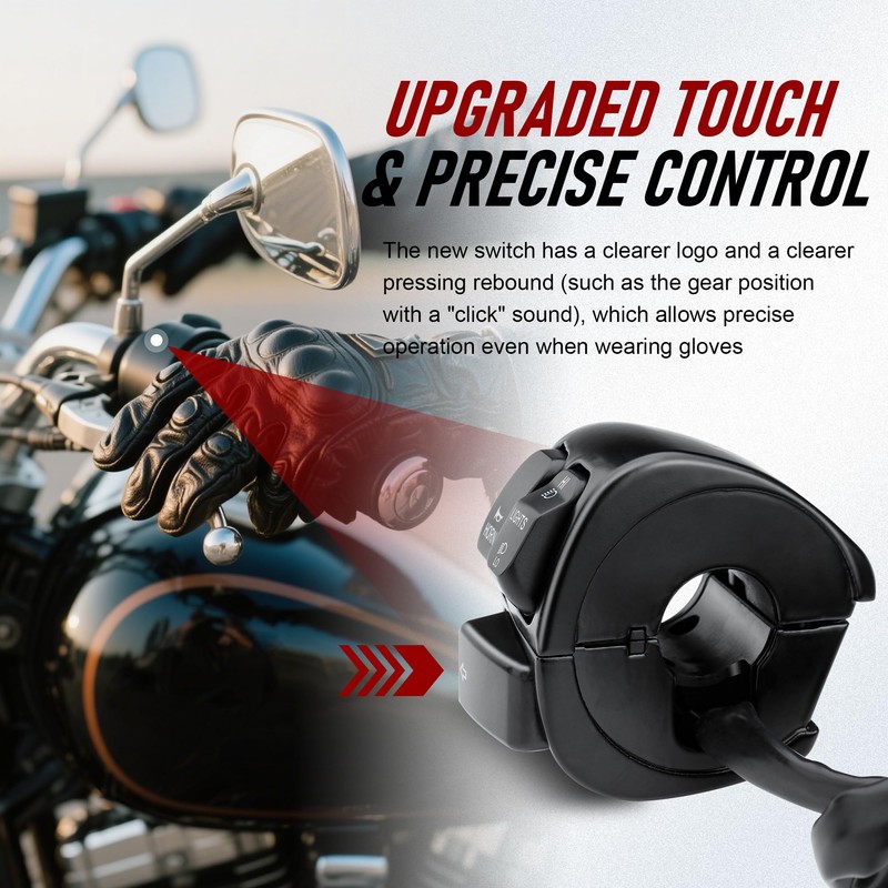 Switch Control & Extension Cable Wire Kit for 1996-2006 Harley