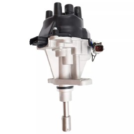 1st_auto_parts For 00-14 Nissan Xterra 2.4L New Ignition Distributor w/ Cap & Rotor 221003S500