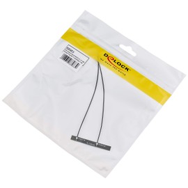 DeLOCK 88983 MHF 5dBi network antenna 88983, 5 dBi, 2.4-2.5/5.15-5.82, IEEE 802.11a,IEEE 802.11ac,IEEE 802.11b,IEEE 802.11g,IEEE 802.11h,IEEE 802.11n, MHF, 0.15 m, coax