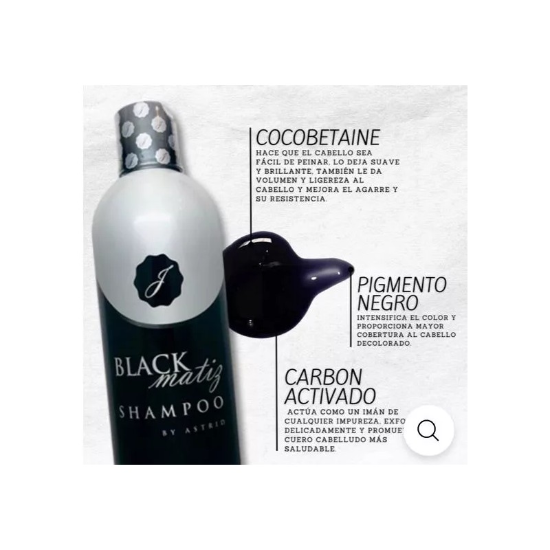 Jehesmipa Kit Shampoo Black Matiz Y Keratina Black Matiz