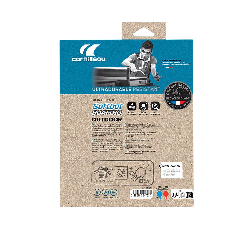 Cornilleau Eco Design Table Tennis Quattro Set (4 Bats and