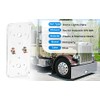 motoparty Dome Lights Plate fits for Peterbilt 379 389, Mirror