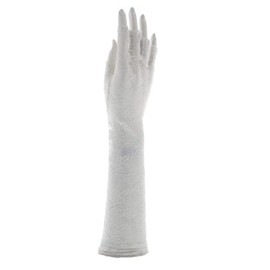 Zac's Alter Ego 80s Style Long Lace Fingerless Gloves - Victorian Steampunk
