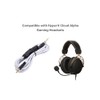 UNCLE LIGHT Cloud Alpha Replacement Cable, Compatible with HyperX Cloud