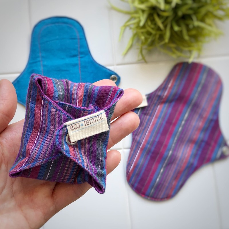 South India Eco Femme Cloth Napkins (Water Resistant) Light Day