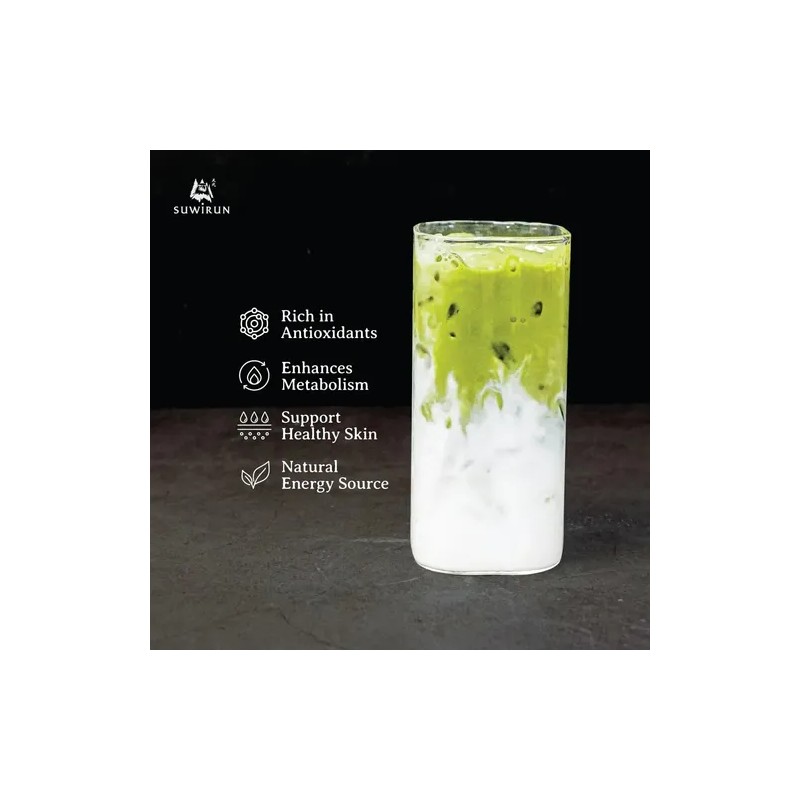 Suwirun Polvo De Matcha Orgánico Suwirun 113 G Sin Azúcar