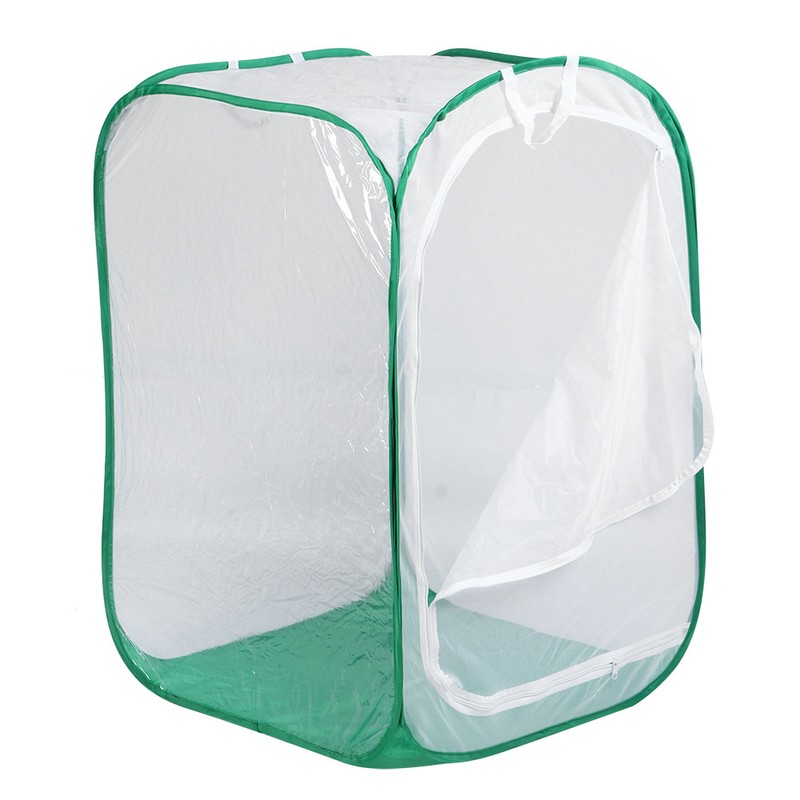 Folding Collapsible Ventilated Insect Cage Light Transmission Mesh Cage Zipper