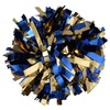 Metallic Cheerleader Cheerleading Pom Poms 6 inch 1 Pair (Royal