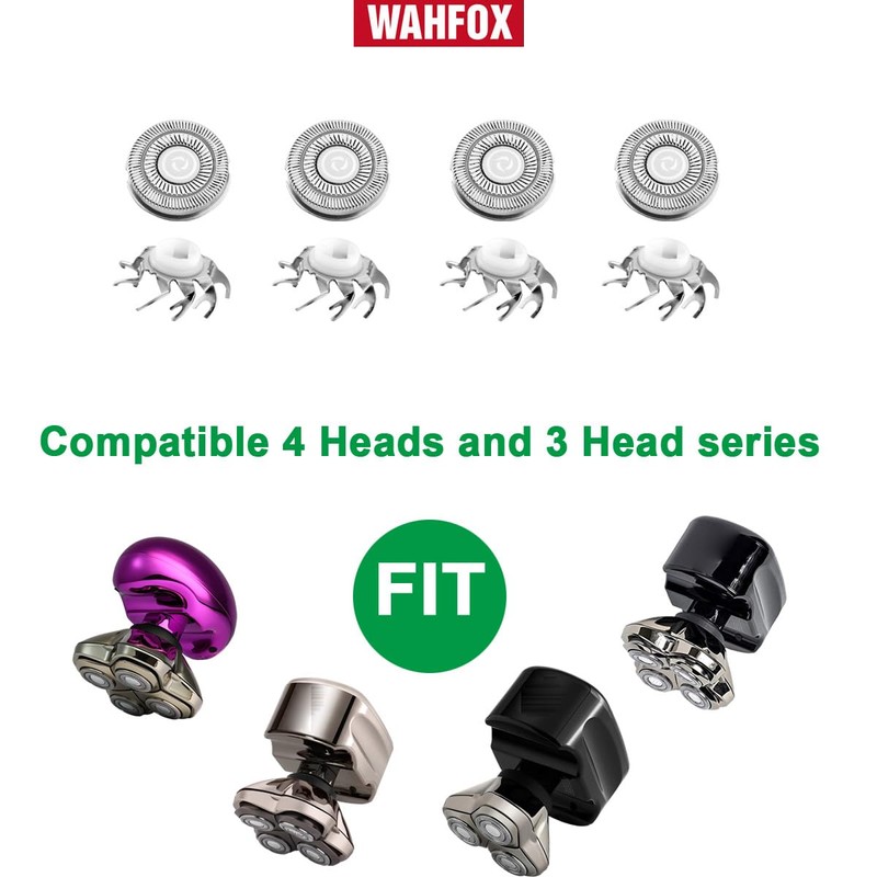 4 pcs Shaver Replacement Blades for Skull Shaver Pitbull Replacement
