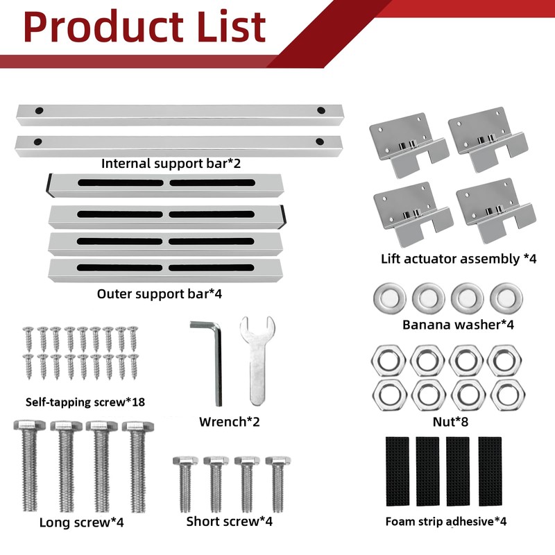 Undermount Sink Brackets, Adjustable Undermount Sink Supports, Stainless Steel Sink