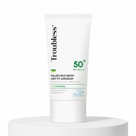 Troubleless Oilless Mild Water Airy Fit Sun Cream 77ml / 트러블레스 오일리스 마일드 워터 에어리 핏 선크림 77ml