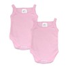 Baby Vests, Sleeveless Baby Bodysuits, 100% Cotton Strap Shoulder Newborn