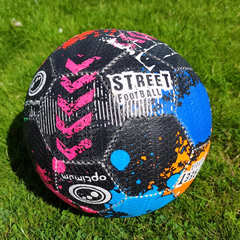 Optimum Unisex Street Football - Top-Grade Durable Korean Rubber, Long-Lasting