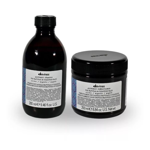 Olaplex Kit Shampoo+acondicionador Alchemic Silver Davines