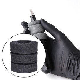 Oshhni Tattooing Grip Cover, Sponge Tattoo Grip Handle Holder Cover for Tattoo Pen Parts Accessory