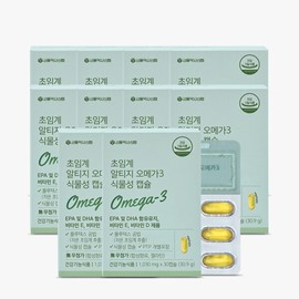 Seoul Pharmacist Credit Union 8+2 Supercritical rTG Altige Omega-3 Vegetable Capsules, 10 months’ supply (total of 30 Supercritical Altige Omega-3 Vegetable Capsules, 10 sets) / 서울약사신협 8+2 초임계 rTG 알티지 오메가3 식물성 캡슐 10개월분 (총 30 초임계 알티지 오메가3 식물성 캡슐 10세트