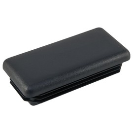 Caplugs RER-2X3-10-14 – RER Series – Plugs for Rectangular Tubing, 10 Pack, Hole Width 2.000" x Hole Length 3.000", Wall Thickness 10-14 Ga. (0.134-0.083"), PE-LD, Black, Exterior Ribs (99394016)