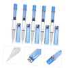 jojofuny 5pcs Refillable Fountain Brush Pen with Flexible Soft Tip