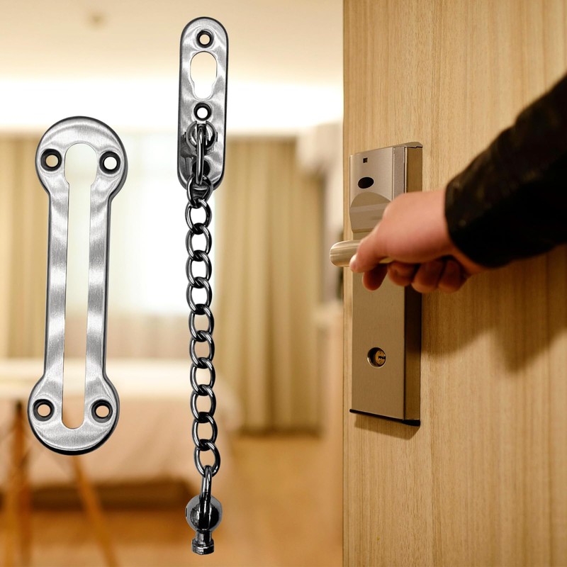 Miayaya Heavy Duty Door Chain Lock Stainless Steel Anti-Theft Door