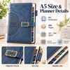 2027 A5 Daily & Monthly Planner – 400-Page Hardcover Organizer