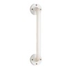 Wall Grab Bar Size: 12", Finish: Ivory