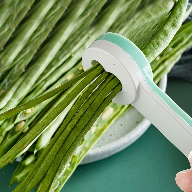 2 Pcs Practical French Style Green Bean Slicer, French Green