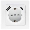 Delphi Protective Contact Socket with USB-C - Flush-Mounted 250 V