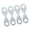 A ABSOPRO 50A Flat Fuse Strip Metal Silver Tone for