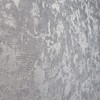 Textured Plain Dark Gray Silver Metallic Wallpaper Faux Fabric Rusted