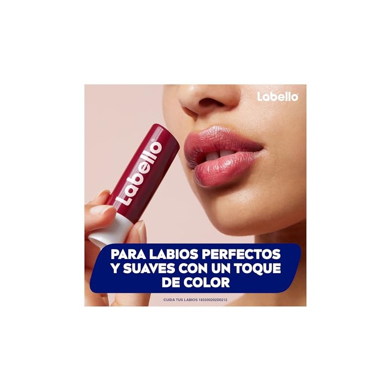 LABELLO Bálsamo labial con color Mora (4.8g) protector labial con