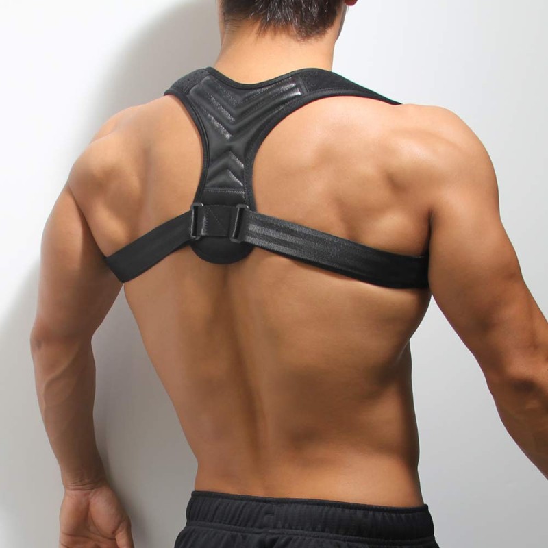 Moisty 姿勢 矯正 ベルト 男女兼用 猫背 サポーター ストレートネック 肩こり 巻き肩