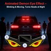 Solar Demon Eye LED Car Window Light, Wireless No Drill
