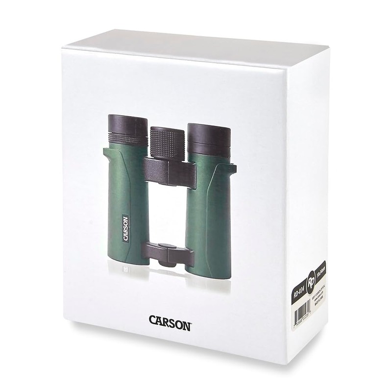 Carson RD Series 10x34mm Open-Bridge Waterproof Compact High Definition Binoculars