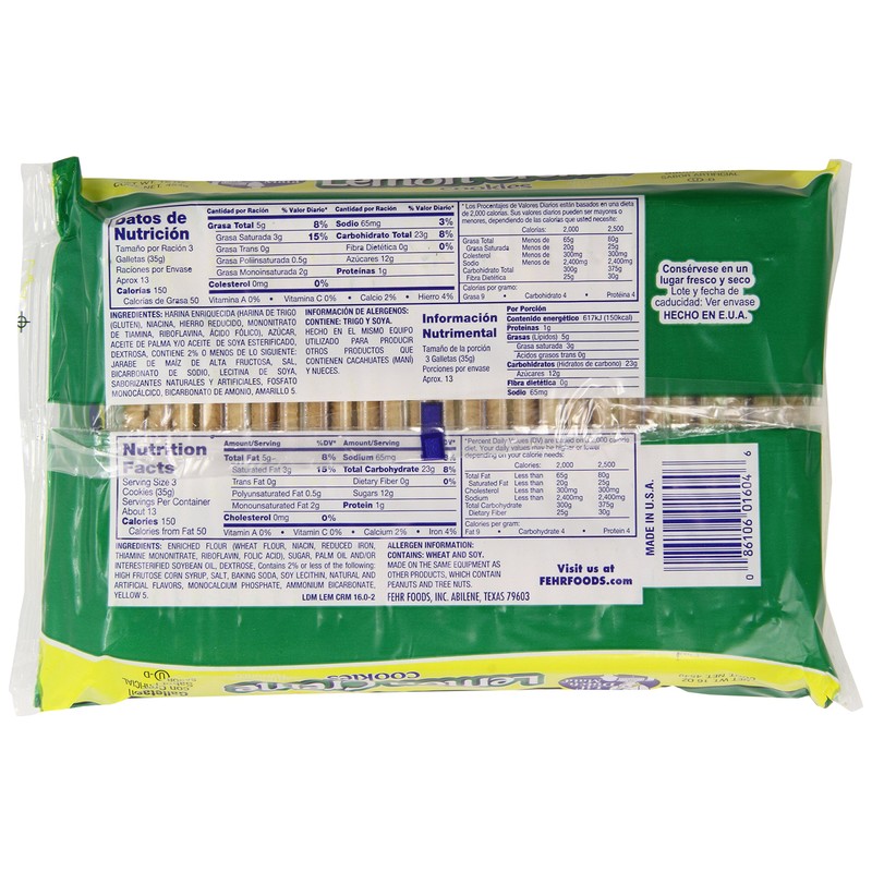 Little Dutch Maid Lemon Crème Cookies, 16 Ounce