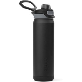 ZULU Powerfill Pro - Botella de agua de acero inoxidable de 24 onzas con tapa de llenado rápido, metal aislado al aspiradora de triple pared, tapa de bloqueo a prueba de fugas, beber y chug,