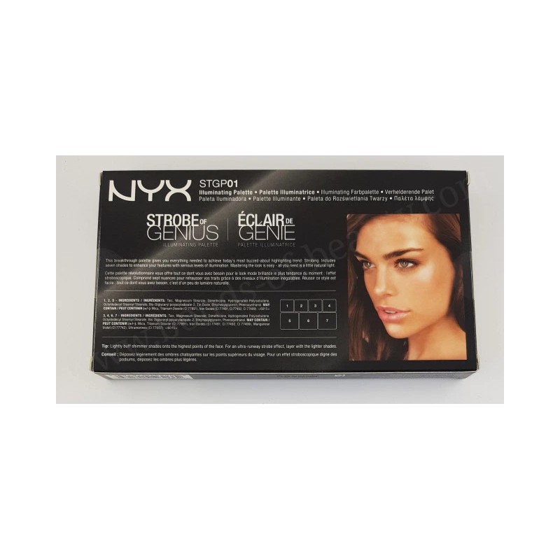 NYX STROBE OF GENIUS ILLUMINATING PALETTE HIGHLIGHTERS PALETTE
