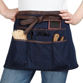 The cordeline Garden Apron Denim Blue 2 x 64 x 34 cm tjc1bjsm