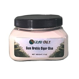 Gum Arabic Cigar Glue for Rolling and Repair - Plant-Based Food & Smoke Safe Adhesive Natural Powder (4oz)