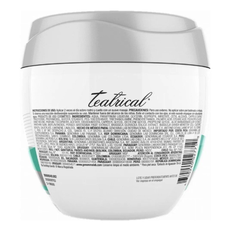 Crema Facial Humectante Teatrical Células Madre Todo 400g