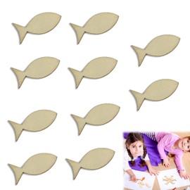 10 Natural Wooden Fish Maritime Decoration Table Decoration Place Card Communion Confirmation Christening