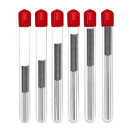 UUYYEO 60 Pcs Stainless Steel Nozzle Needles 3D Printing Nozzle Tip Cleaning Needles 3D Printer Nozzle Cleaners 3D Print Cleaning Kit Tools with Storage Tubes