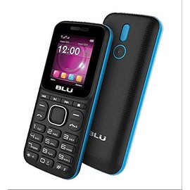 BLU Z4 Music Z250 GSM Unlocked 1.8" Dual Sim | FM Radio | Flashlight | VGA Camera (Black/Blue)