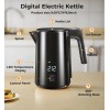 SSYFEI Electric Kettle, Double Wall Stainless Steel Cool Touch Water