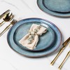 AmorArc Ceramic Dinnerware Sets,Handmade Reactive Glaze Stoneware Plates and Bowls