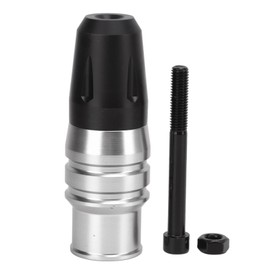 Motorcycle Exhaust Pipe Frame Slider Guard Crash Protector Universal Anti Falling Rod BarSilver