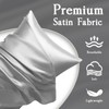 LIFCOM Satin Pillowcase for Hair and Skin,Standard Silver Grey 20x26
