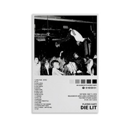 Playboi Carti Poster Die Lit Album Poster Canvas Decorative Painting Modern Aesthetic Decorative Painting Bedroom Living Room Art Poster 12x18inch(30x45cm) Unframe-style-5