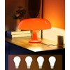 Anykonio Orange Mushroom Lamp, Mid Century Modern Table Lamp for